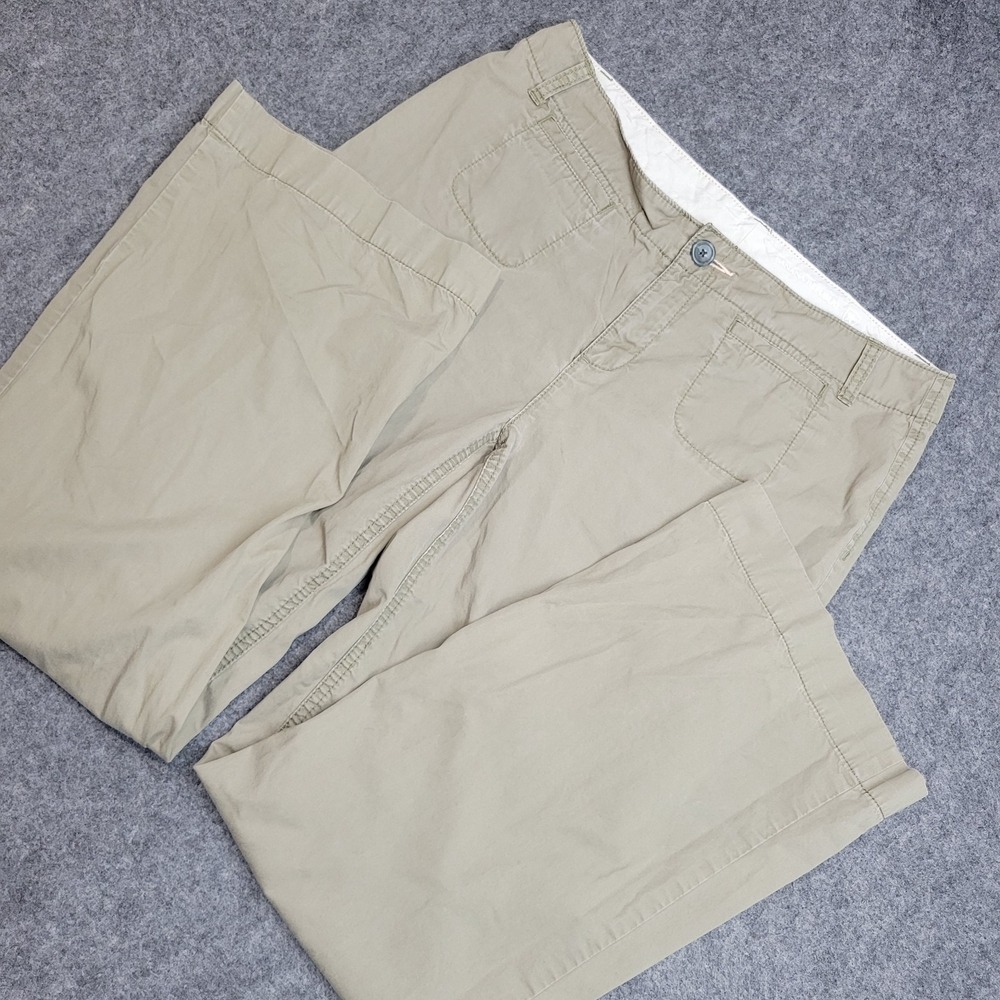Banana Republic Pants Womens 10 Beige Relaxed Casual Wide Leg Y2K Boho Fairy